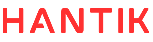 Red 'HANTIK' logo on a white background